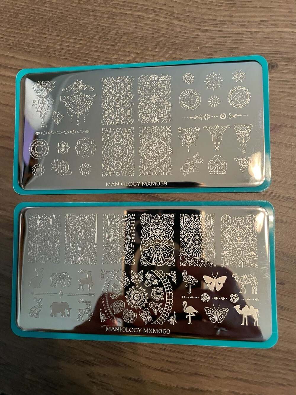 Maniology Nail Stamping Plates MXM059 and MXM060